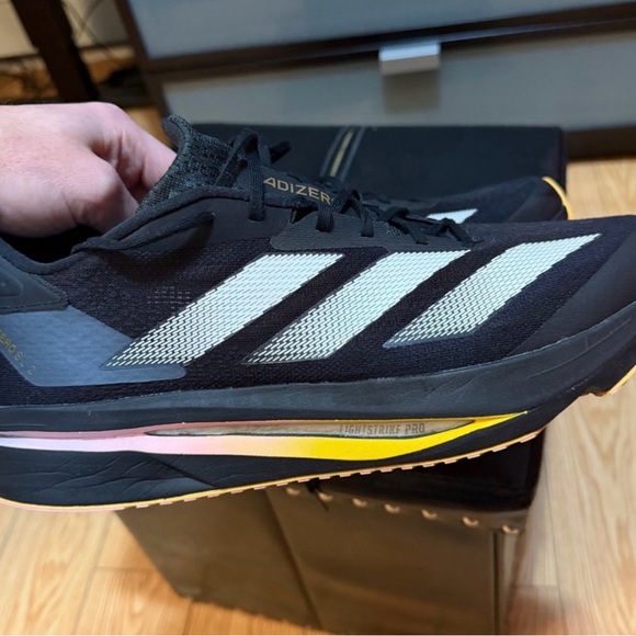 adidas Black and White Athletic Shoes